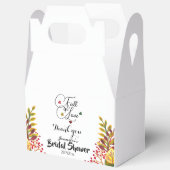 秋の恋 スクリプト ブライダルシャワー フェイバーボックス (見開き)