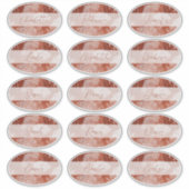 秋の恋 テラコッタ ゲスト名ステッカー シール (正面)