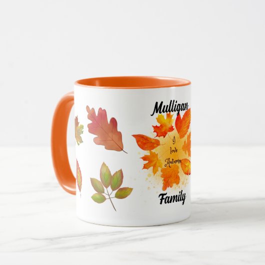 秋の恋 マグカップ (正面左)