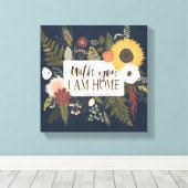 秋の恋III |私は家にいる キャンバスプリント (インサイチュ (ウッドフロア))