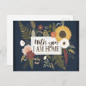 秋の恋III |私は家にいる ポストカード (正面/裏面)