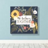 秋の恋IV |私たちは一緒に住んでいる キャンバスプリント (インサイチュ (ウッドフロア))