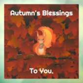 秋の恵み ウィンドウサイン (シート3)