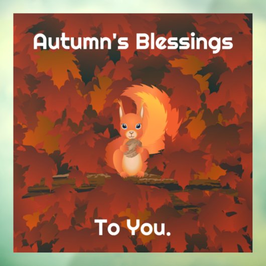 秋の恵み ウィンドウサイン (シート3)