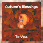 秋の恵み ウィンドウサイン (シート2)