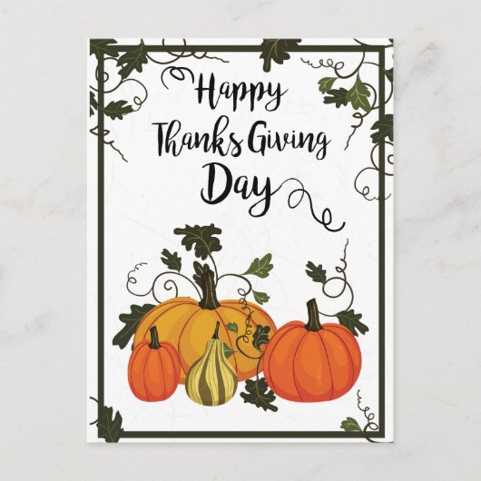 秋の恵み シーズンポストカード (正面)