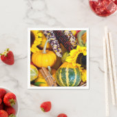 秋の恵み スタンダードカクテルナプキン (インサイチュ)