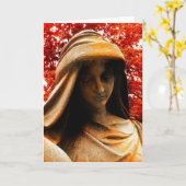 秋の悲哀 カード (黄色い花)