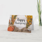 秋の情景グリーティングカード カード (正面)