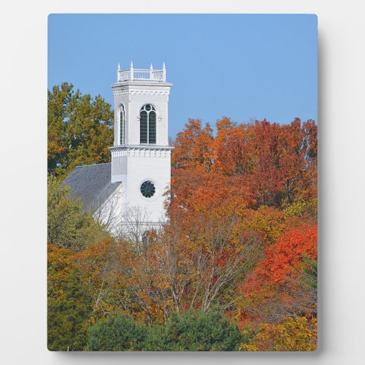 秋の情景プラーク フォトプラーク (正面)