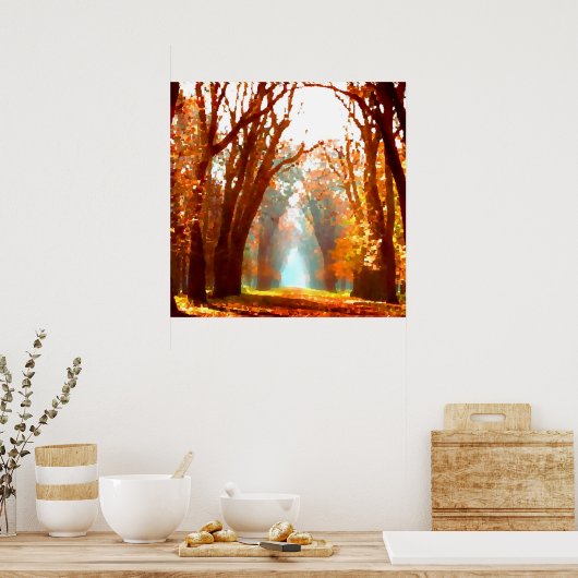 秋の情景ポスター ポスター (キッチン)