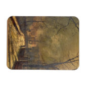 秋の情景、リーズ1874年(油搭載) マグネット (横)