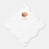 秋の愛が育まれる ブライダルシャワーのお知らせ フェイバーボックス (折り畳みなし)