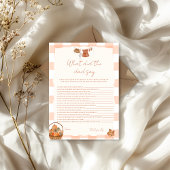 秋の愛のパパは何と言った赤ちゃんシャワー 招待状