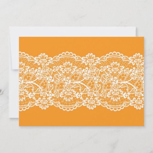 秋の愛の招待ウェディングシャワー素朴 招待状 (裏面)