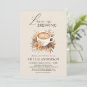 秋の愛はブルーイングぼほ秋ブライダルシャワー 招待状 (スタンド正面)