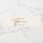 秋の愛結婚の花嫁 ペットボトルラベル (シングルラベル)