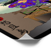 秋の感じハート ポスター (角)