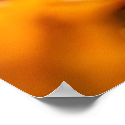 秋の感じ森のアナグマ ポスター (角)