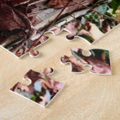 秋の感覚、木葉に赤い – 難しい ジグソーパズル (側面)