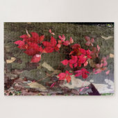 秋の感覚、木葉に赤い – 難しい ジグソーパズル (横)