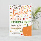 秋の感謝の招待状 招待状 (スタンド正面)