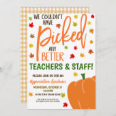 秋の感謝の招待状 招待状 (正面/裏面)