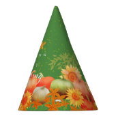 秋の感謝グリーン パーティーハット (右)