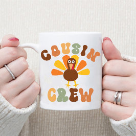 秋の感謝祭いとこクルー秋トルココーヒー マグカップ