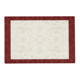 秋の感謝祭のあずき色及びクリーム ランチョンマット