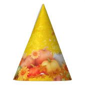 秋の感謝祭マスタード パーティーハット (左)