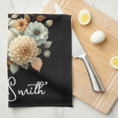 秋の感謝祭料理クルー | 秋ホリディ キッチンタオル (四つ折り)