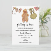 秋の感謝祭秋の赤ちゃんシャワー招待 招待状 (スタンド正面)