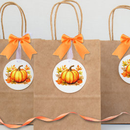 秋の感謝祭秋パンプキンパッチ葉ズ フェイバータグ