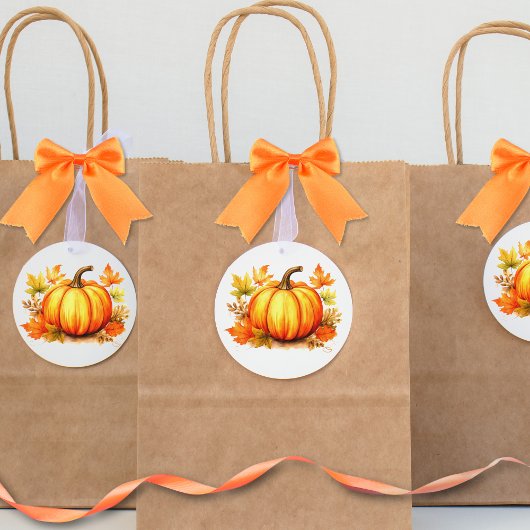 秋の感謝祭秋パンプキンパッチ葉ズ フェイバータグ