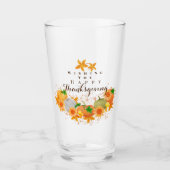 秋の感謝祭 タンブラーグラス (正面)