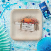 秋の感謝祭 ペーパープレート (パーティー)