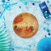 秋の感謝祭 ペーパープレート (パーティー)