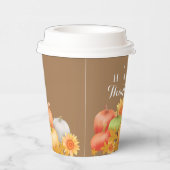 秋の感謝祭 紙コップ (右)