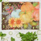 秋の感謝茶 キッチンタオル (折り畳み)