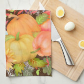 秋の感謝茶 キッチンタオル (四つ折り)