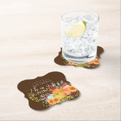 秋の感謝茶 ペーパーコースター (インサイチュ)