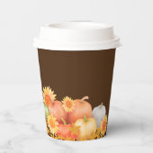 秋の感謝茶 紙コップ (裏面)