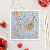 秋の感謝開花 スタンダードランチョンナプキン (インサイチュ)