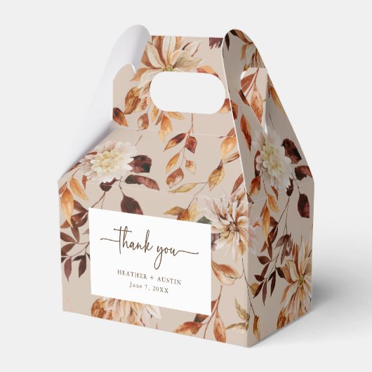 秋の感謝 フェイバーボックス (裏面サイド)