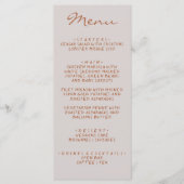 秋の手の書ピン自然スプ結婚ス メニュー (正面)