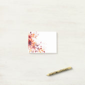 秋の投稿に関するメモ ポストイット (デスク上)