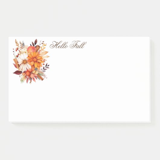 秋の投稿に関するメモ ポストイット (正面)