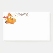 秋の投稿メモ ポストイット (正面)