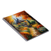 秋の抱擁ガゼボ魅力的ー ノートブック (右側)